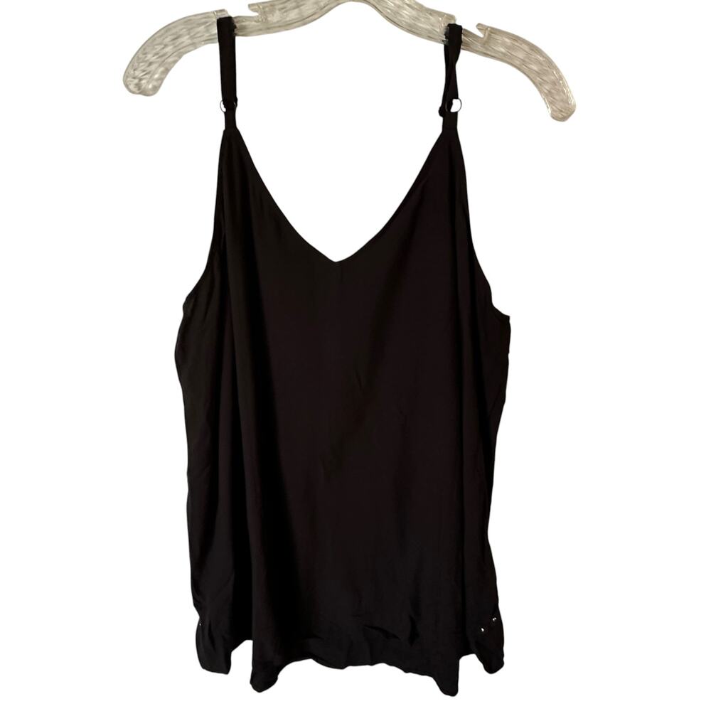 Torrid Studded Cami Womens Size 2X Black V-Neck Tank Edgy Sleeveless Top - Picture 5 of 10